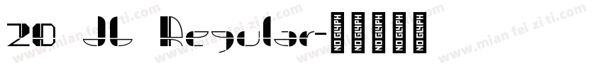 20 db Regular字体转换